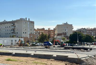 La primera fase de la urbanització de l’Eix de la Via de Vilafranca estarà acabada abans de Nadal. Ajuntament de Vilafranca